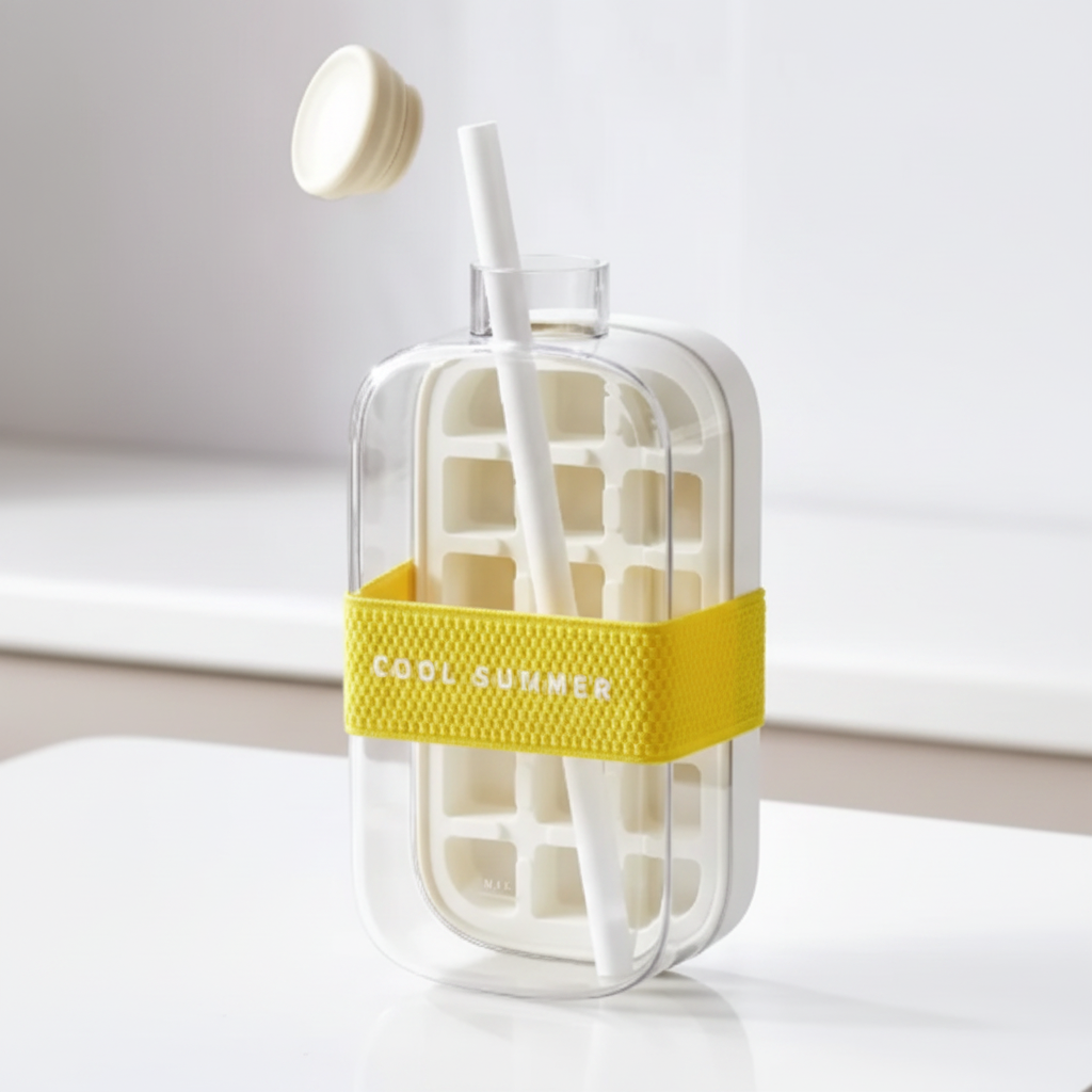 500ml Biały – czyste tło