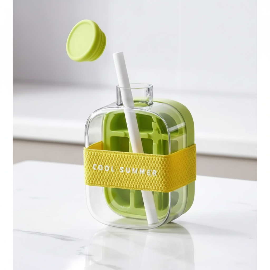 800ml Zielony – czyste tło